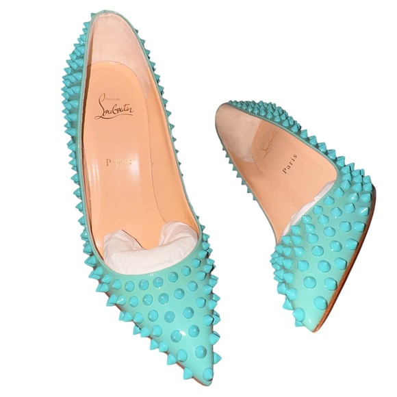 Louboutin Mint Stud Pigalle Heels size 40 - Picture 6 of 8